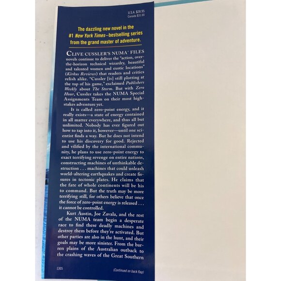 Two Books: "Cloud Cuckoo Land" By Anthony Doerr & "Zero Hour" By Clive Cussler - Picture 4 of 5